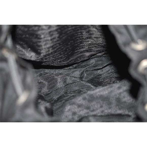 Auth Prada Nylon Leather Backpack Black #48359P28B - Picture 9 of 13